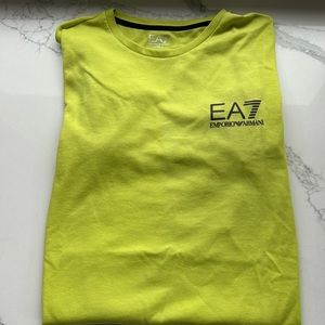 Green Emporio Armani T-shirt.